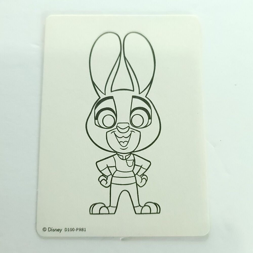 Judy Hopps 2023 Card Fun 1/1 Disney 100 Carnival  Paper Sketch Card D100-PR81